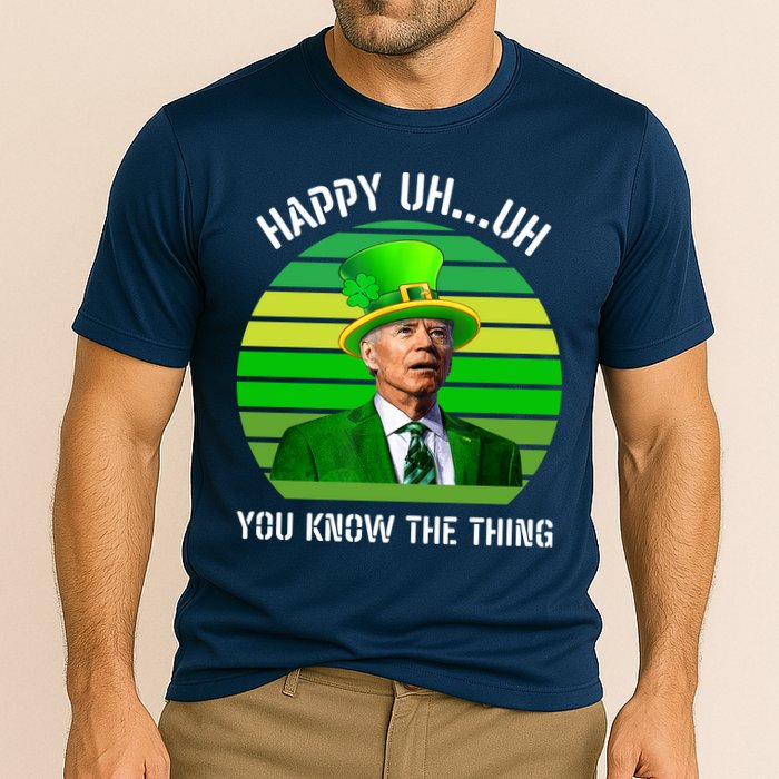Happy Uh You Know The Thing Joe Biden Clover St Patricks Day Performance Shirt