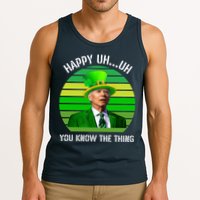 Happy Uh You Know The Thing Joe Biden Clover St Patricks Day Tank Top