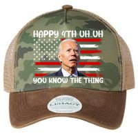 Happy Uh You Know The Thing Funny Joe Biden 4th Of July Legacy Tie Dye Trucker Hat