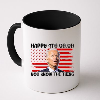 Happy Uh You Know The Thing Funny Joe Biden 4th Of July Mug