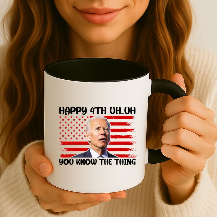 Happy Uh You Know The Thing Funny Joe Biden 4th Of July Mug