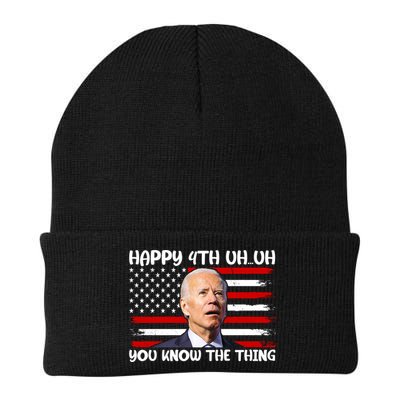 Happy Uh You Know The Thing Funny Joe Biden 4th Of July Beanie