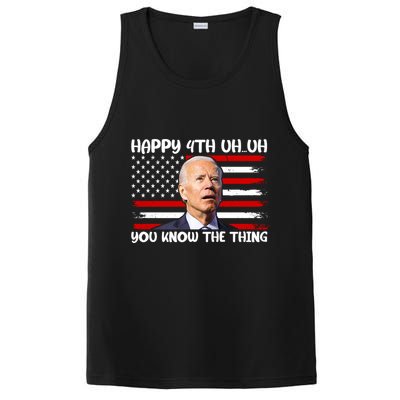 Happy Uh You Know The Thing Funny Joe Biden 4th Of July PosiCharge Competitor Tank