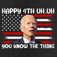 Happy Uh You Know The Thing Funny Joe Biden 4th Of July Microfiber Hand Towel
