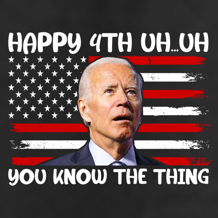 Happy Uh You Know The Thing Funny Joe Biden 4th Of July Microfiber Hand Towel