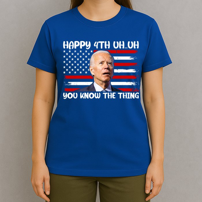 Happy Uh You Know The Thing Funny Joe Biden 4th Of July T-Shirt