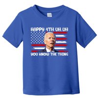 Happy Uh You Know The Thing Funny Joe Biden 4th Of July Toddler T-Shirt