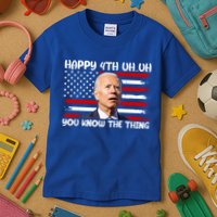Happy Uh You Know The Thing Funny Joe Biden 4th Of July Kids T-Shirt