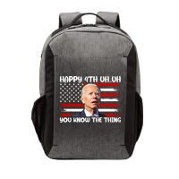 Happy Uh You Know The Thing Funny Joe Biden 4th Of July Vector Backpack