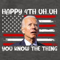 Happy Uh You Know The Thing Funny Joe Biden 4th Of July Vector Backpack