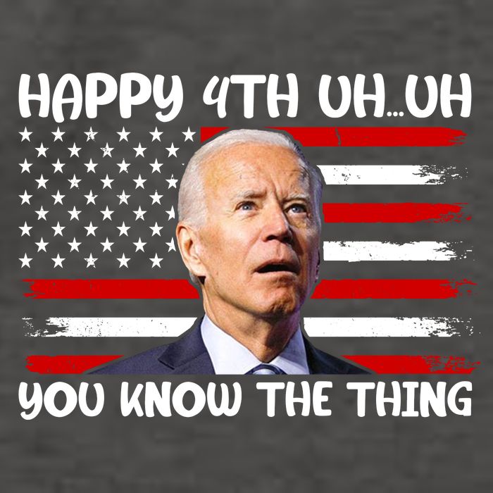 Happy Uh You Know The Thing Funny Joe Biden 4th Of July Vector Backpack