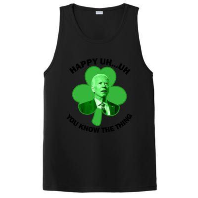 Happy Uh You Know The Thing Joe Biden Clover St Patricks Day Gift PosiCharge Competitor Tank