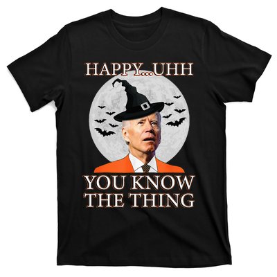 Happy Uhh You Know The Thing Funny Joe Biden Dazed Halloween T-Shirt