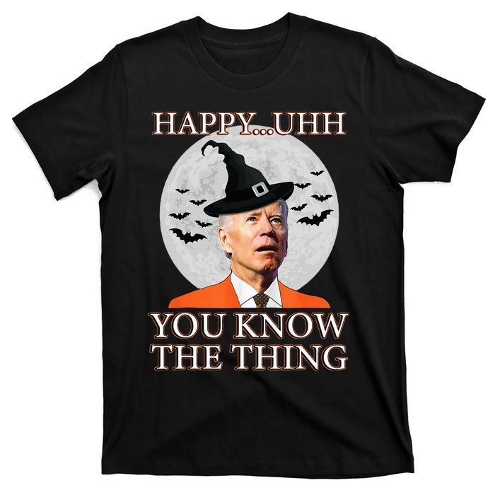 Happy Uhh You Know The Thing Funny Joe Biden Dazed Halloween T-Shirt