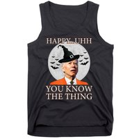 Happy Uhh You Know The Thing Funny Joe Biden Dazed Halloween Tank Top