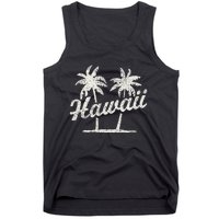 Hawaii Vintage 70s Palm Trees Graphic Tank Top