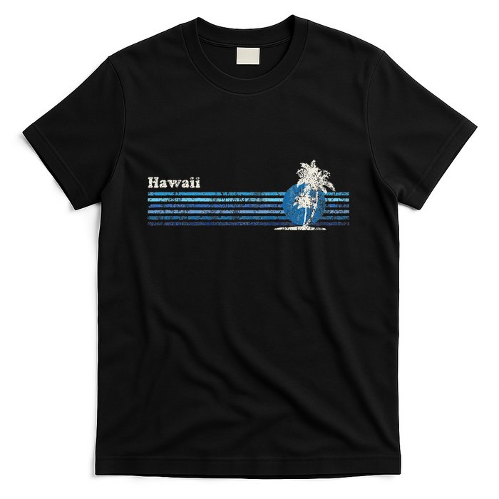 Hawaiian Vintage 80s Palm Trees Sunset T-Shirt