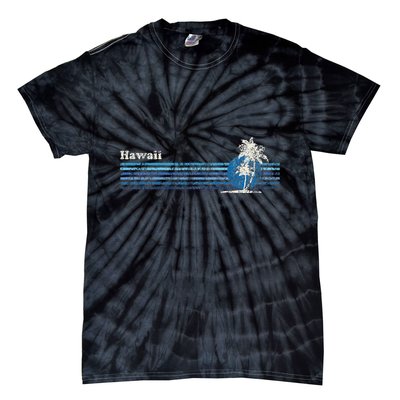 Hawaiian Vintage 80s Palm Trees Sunset Tie-Dye T-Shirt