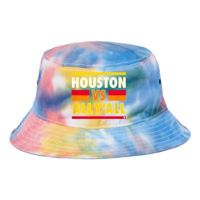 Houston Vs. All Y'all Houston Baseball Tie Dye Newport Bucket Hat