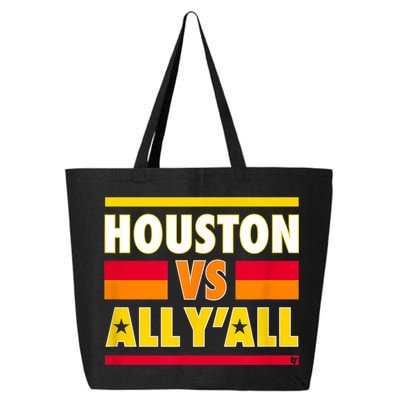Houston Vs. All Y'all Houston Baseball 25L Jumbo Tote