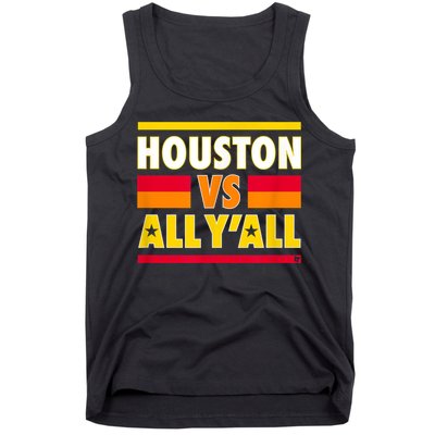 Houston Vs. All Y'all Houston Baseball Tank Top