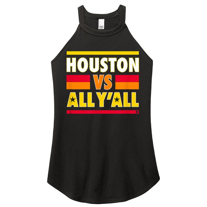 Houston Vs. All Y'all Houston Baseball Women's Perfect Tri Rocker Tank