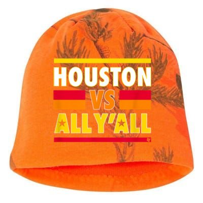 Houston Vs. All Y'all Houston Baseball Kati - Camo Knit Beanie