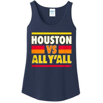 Houston Vs. All Y'all Houston Baseball Ladies Essential Tank