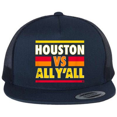 Houston Vs. All Y'all Houston Baseball Flat Bill Trucker Hat