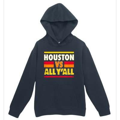 Houston Vs. All Y'all Houston Baseball Urban Pullover Hoodie