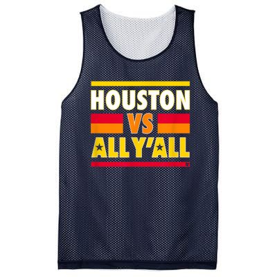 Houston Vs. All Y'all Houston Baseball Mesh Reversible Basketball Jersey Tank