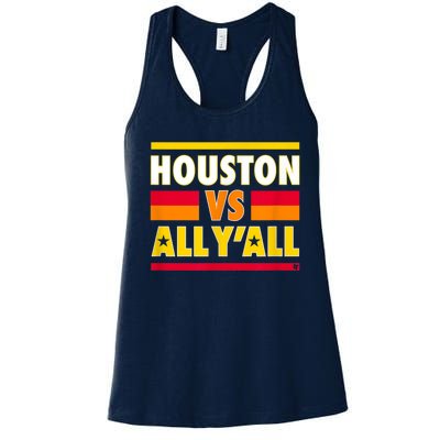 Houston Vs. All Y'all Houston Baseball Women's Racerback Tank