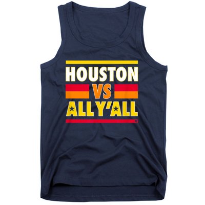 Houston Vs. All Y'all Houston Baseball Tank Top