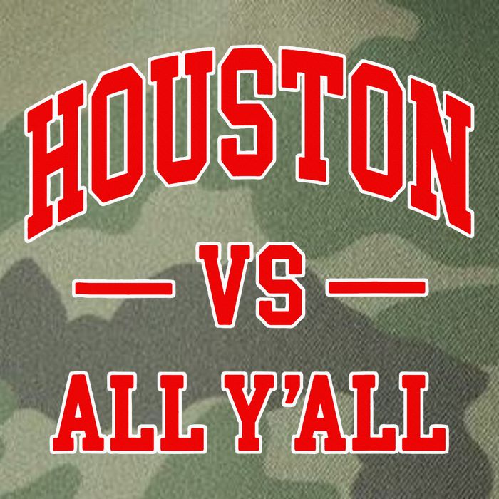 Houston Vs All YAll Throwback Design Classic Legacy Tie Dye Trucker Hat