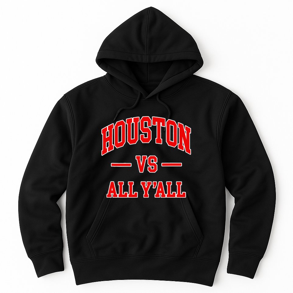 Houston Vs All YAll Throwback Design Classic Hoodie