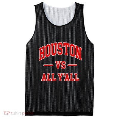 Houston Vs All YAll Throwback Design Classic Mesh Reversible Basketball Jersey Tank