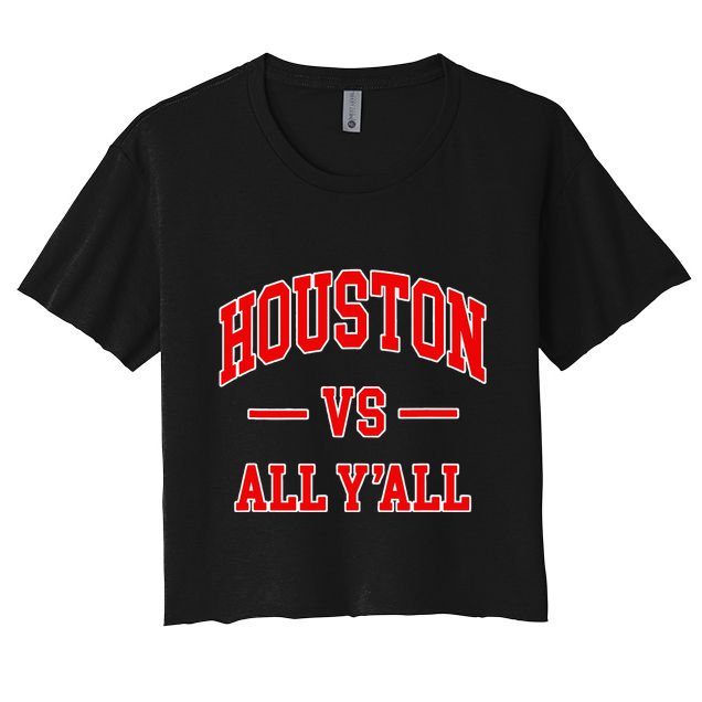 Houston Vs All YAll Throwback Design Classic Crop Top