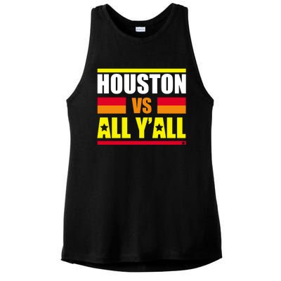 Houston Vs All Y'all Ladies PosiCharge Tri-Blend Wicking Tank