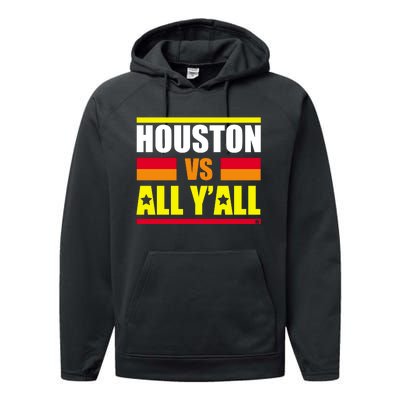 Houston Vs All Y'all Performance Fleece Hoodie