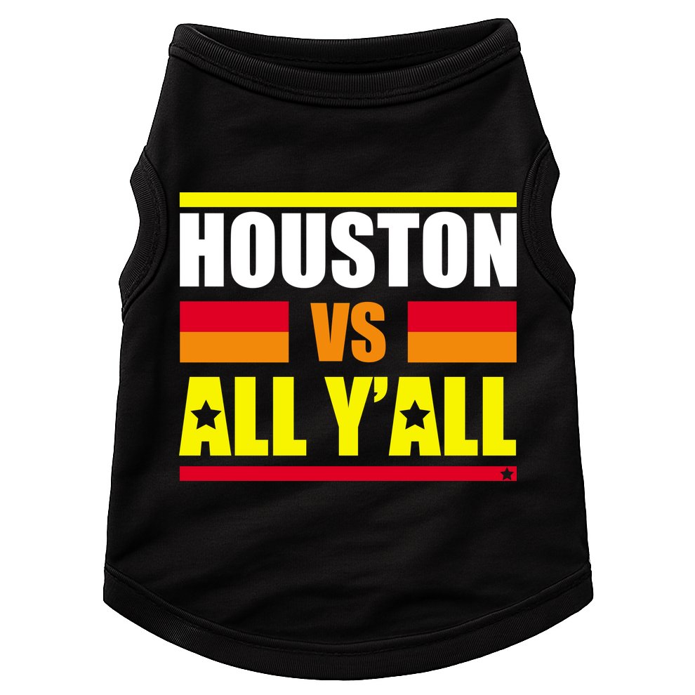 Houston Vs All Y'all Doggie Tank