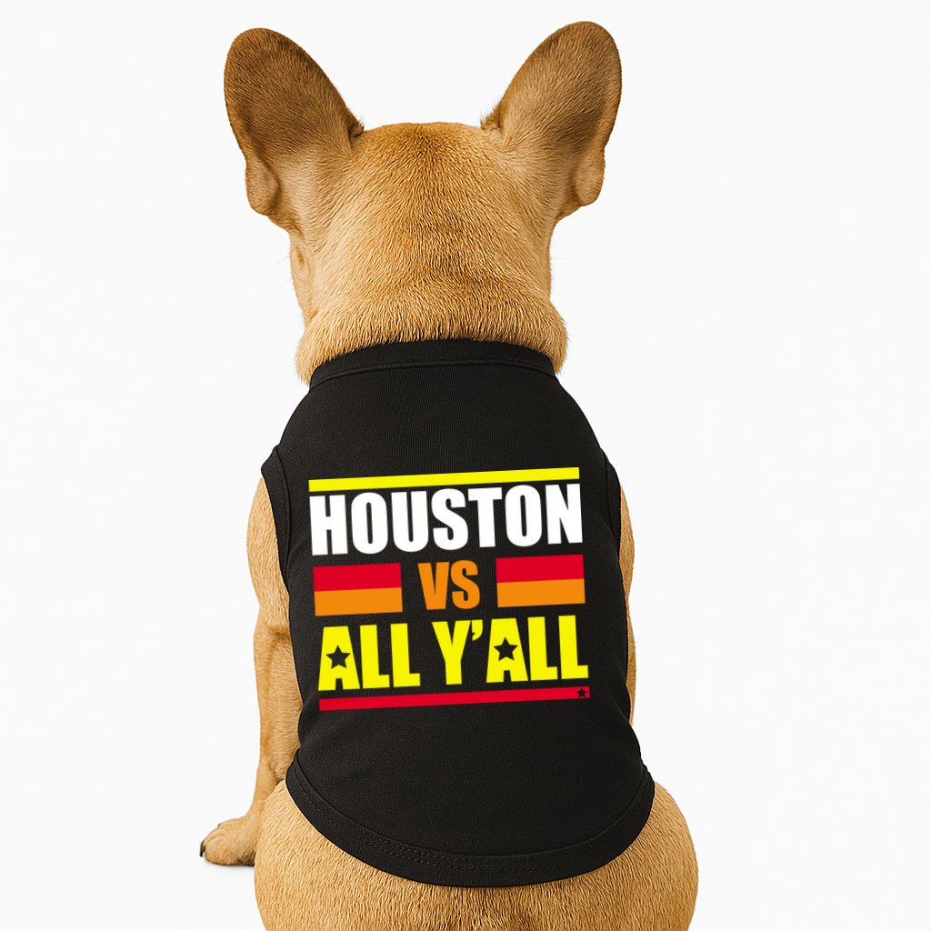 Houston Vs All Y'all Doggie Tank