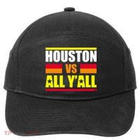 Houston Vs All Y'all 7-Panel Snapback Hat