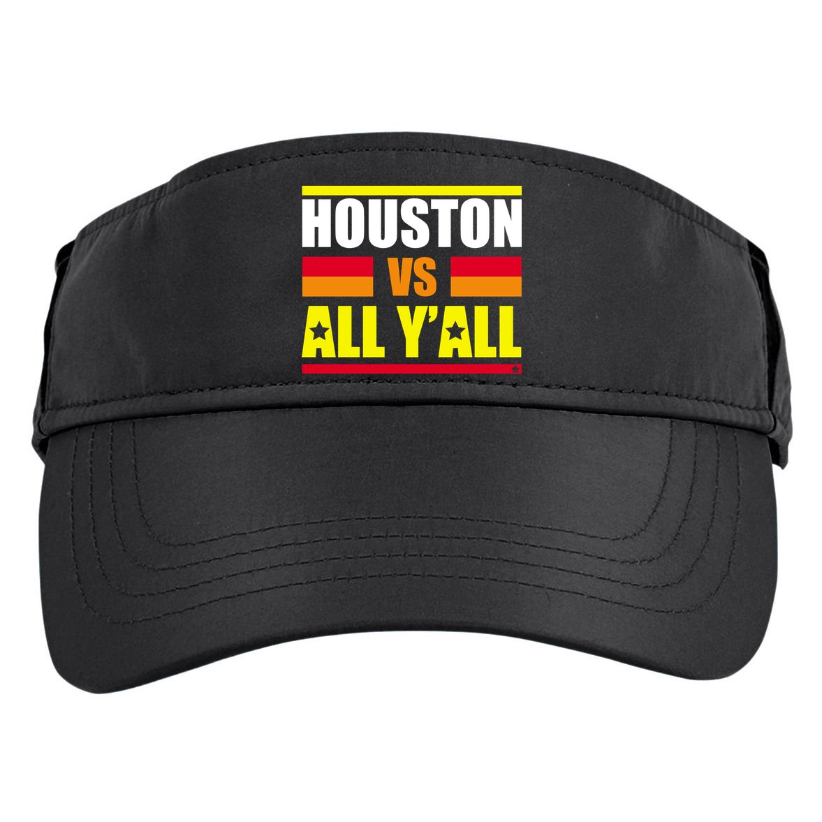 Houston Vs All Y'all Adult Drive Performance Visor