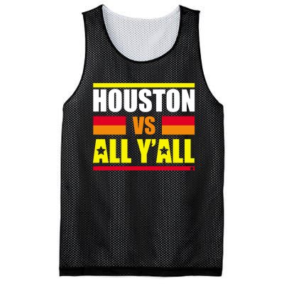 Houston Vs All Y'all Mesh Reversible Basketball Jersey Tank