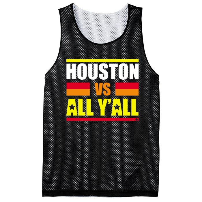 Houston Vs All Y'all Mesh Reversible Basketball Jersey Tank