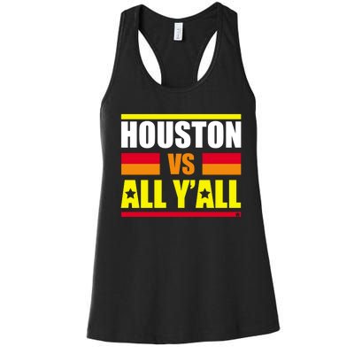 Houston Vs All Y'all Women's Racerback Tank