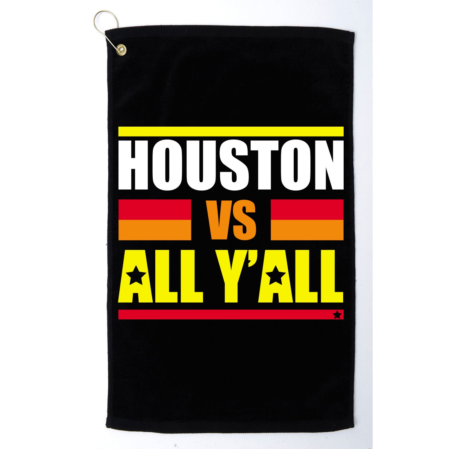 Houston Vs All Y'all Golf Towel