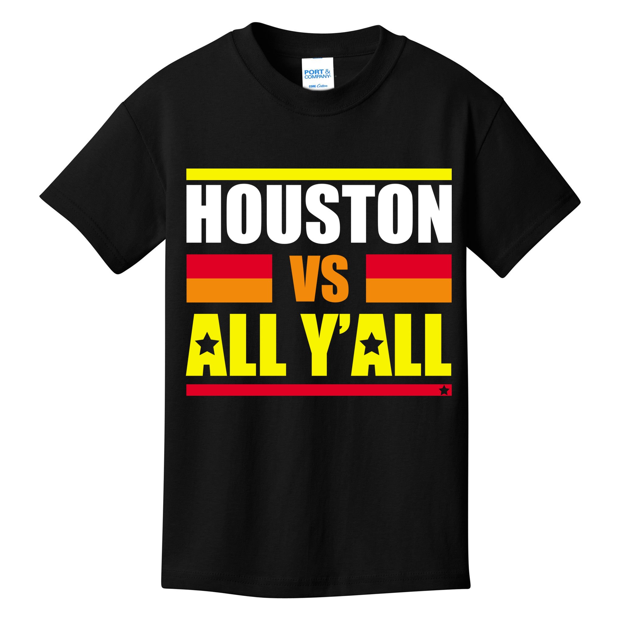 Houston Vs All Y'all Kids T-Shirt