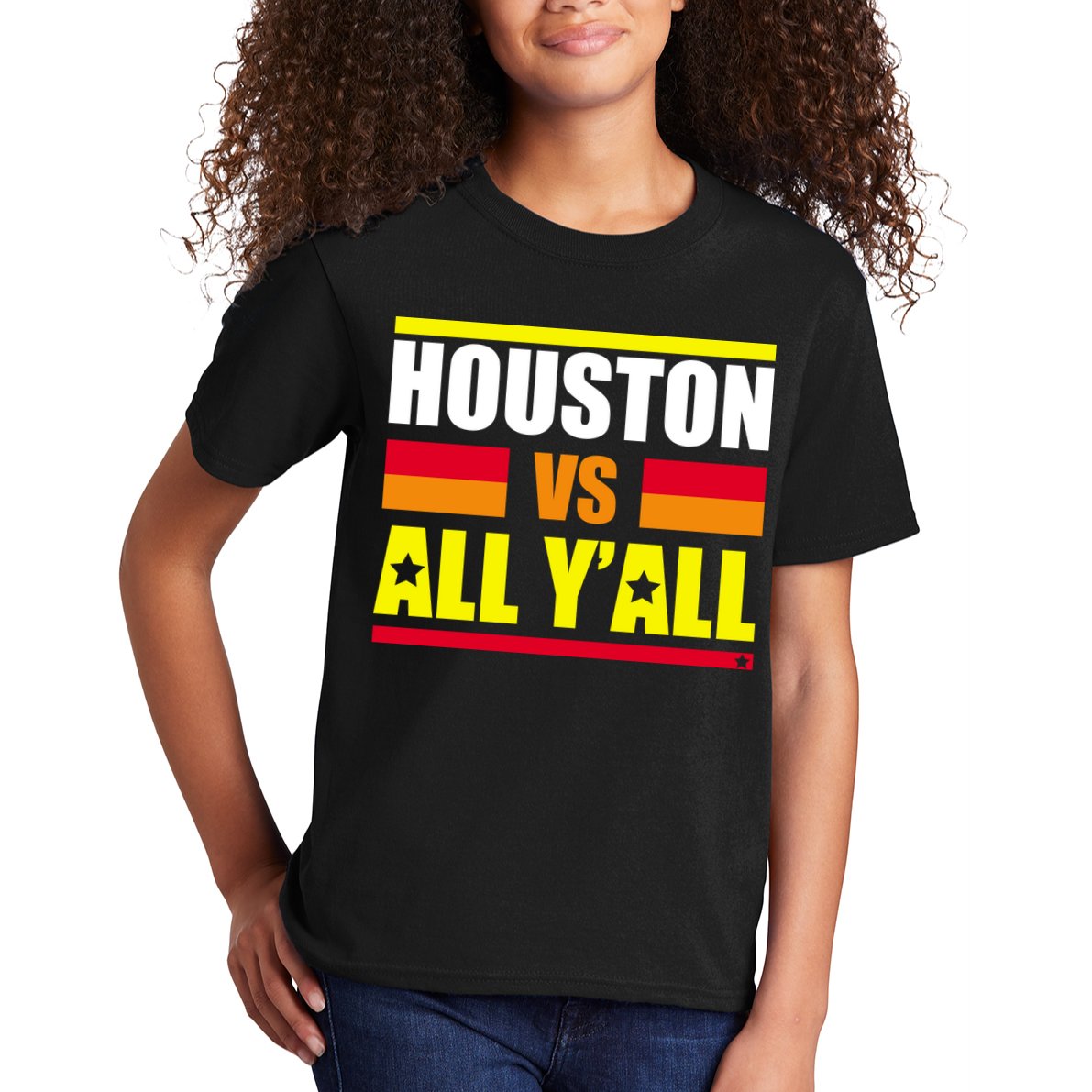 Houston Vs All Y'all Kids T-Shirt