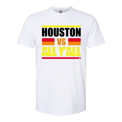 Houston Vs All Y'all Softstyle CVC T-Shirt